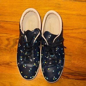 Cole Haan Black and White Sneakers with Low-Top Design